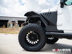 Jeep Wrangler JL Fender Flares - Fab Fours - Front - Mid Width Flare For Base System